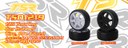TS01219, 1/10 Pre-Mounted Touring Car Rubber Asphalt Slick Tires